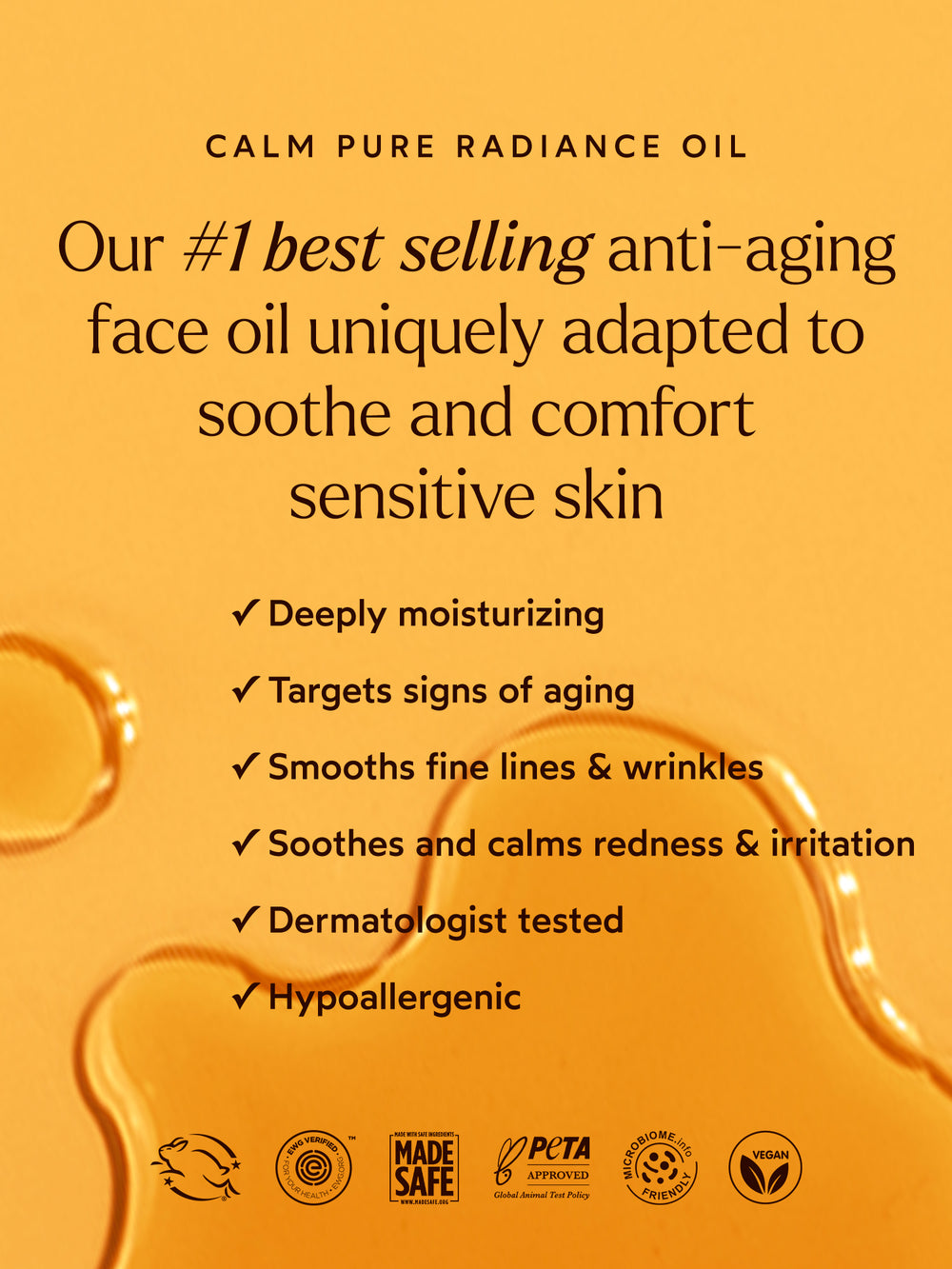 Pure Radiance Face Oil for Sensitive Skin - True Botanicals