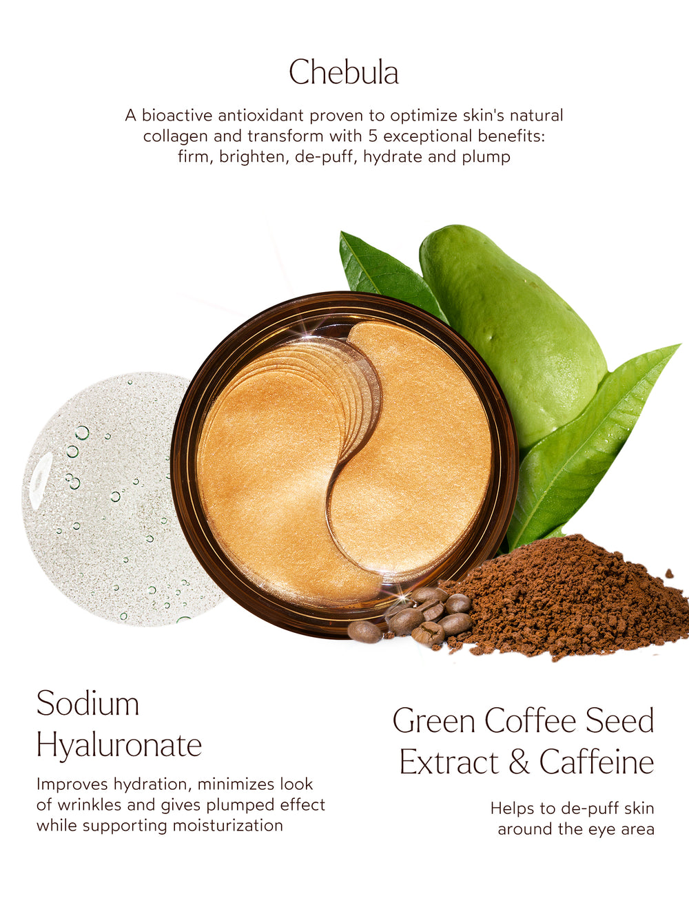 Bioactive Patch Chebula Multi-Corrective Eye Patches - True Botanicals
