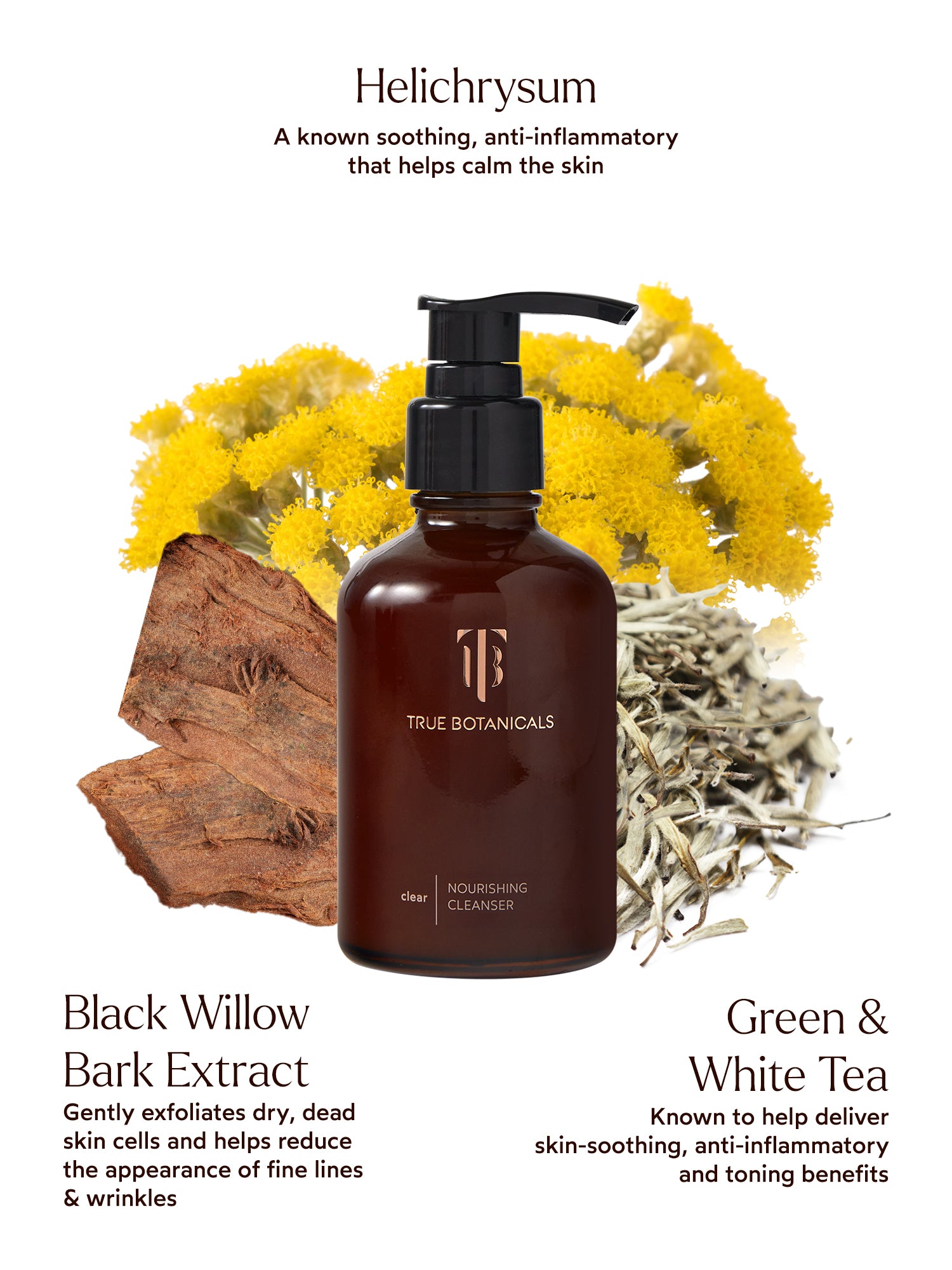 Helios cell regenerating facial outlet oil, with Helichrysum.