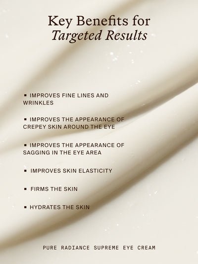 Pure Radiance Supreme Eye Cream