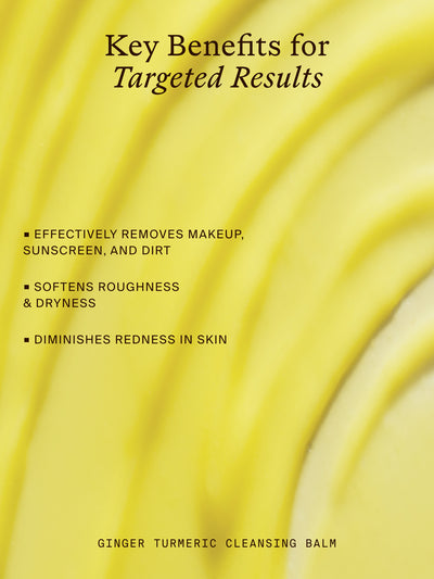Ginger Turmeric Cleansing Balm