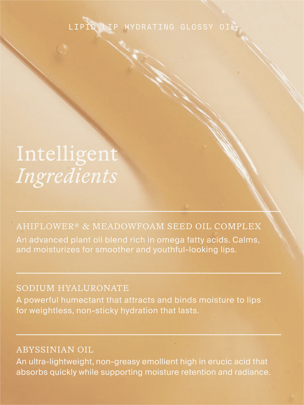 Lipid Lip Hydrating Glossy Oil