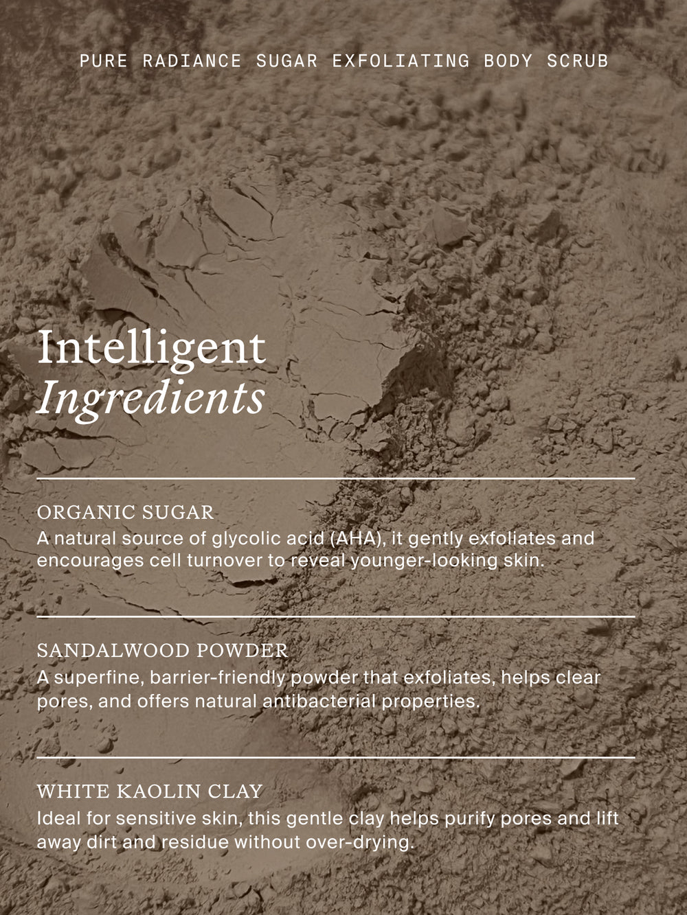 Pure Radiance Sugar Exfoliating Body Scrub