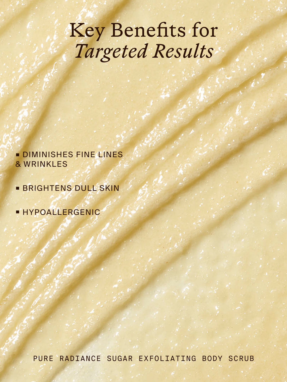 Pure Radiance Sugar Exfoliating Body Scrub