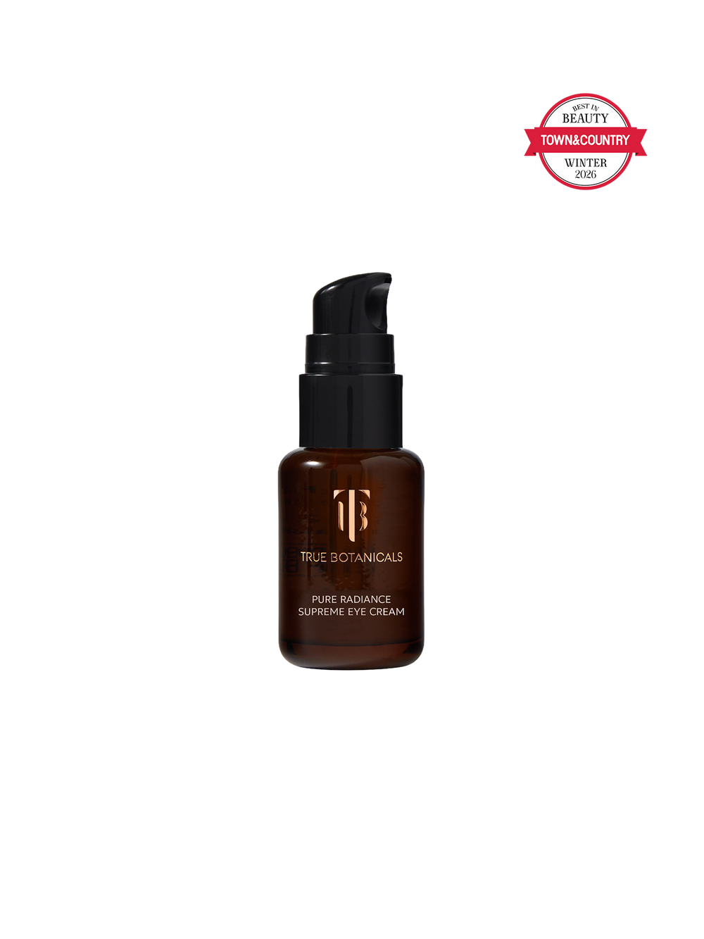 True Botanicals eye cream bottle