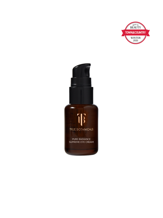 True Botanicals eye cream bottle