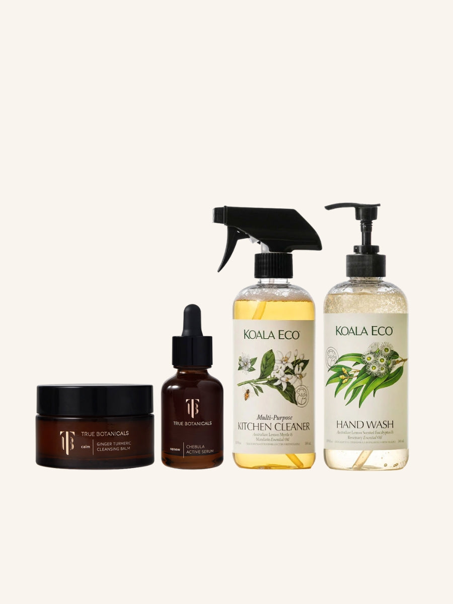 The Clean Ritual Kit: Collaboration between True Botanicals and Koala Eco. 
