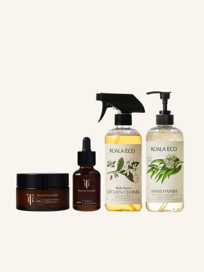 The Clean Ritual Kit: Collaboration between True Botanicals and Koala Eco. 